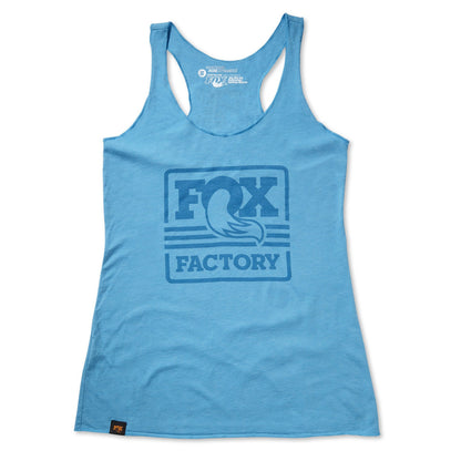 Fox Women's Factory Tank - Blue, Front