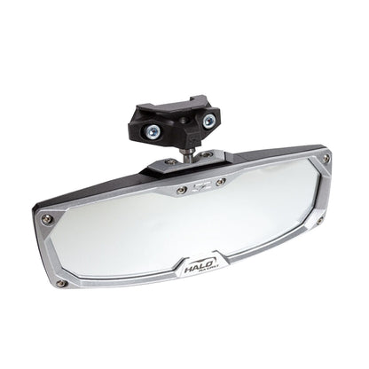 Seizmik Halo-RA Cast Rearview Mirror with Cast Aluminum Bezel – Polaris RZR Pro XP, Angle View