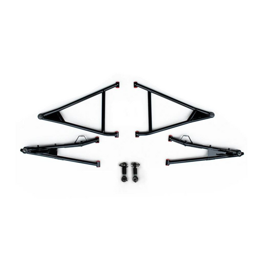 LSR STS HD A-Arm Kit Black - Can-Am X3 72"