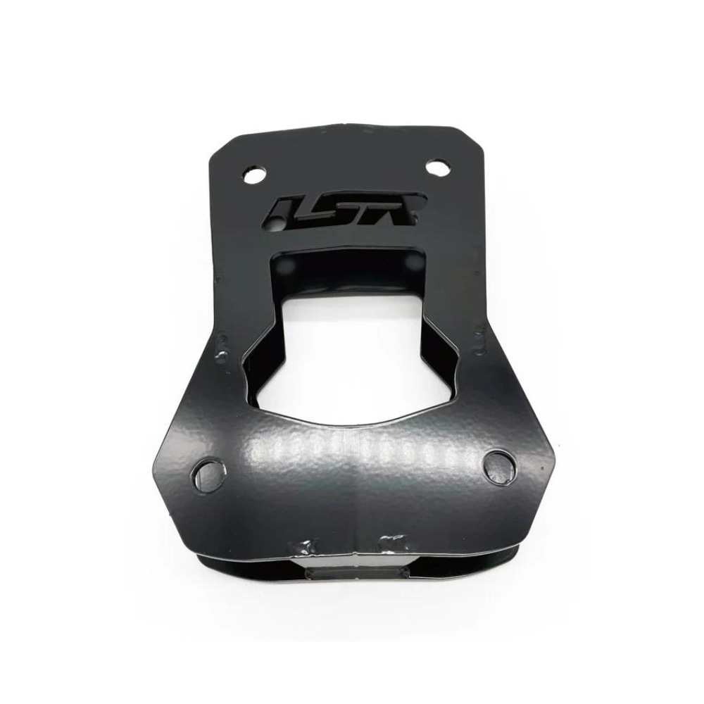 LSR Boxed Radius Rod Plate Black - Polaris Pro R/Turbo R, Front