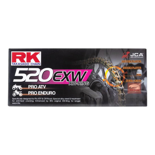 RK Chain 520EXW - 120 Link, Packaging