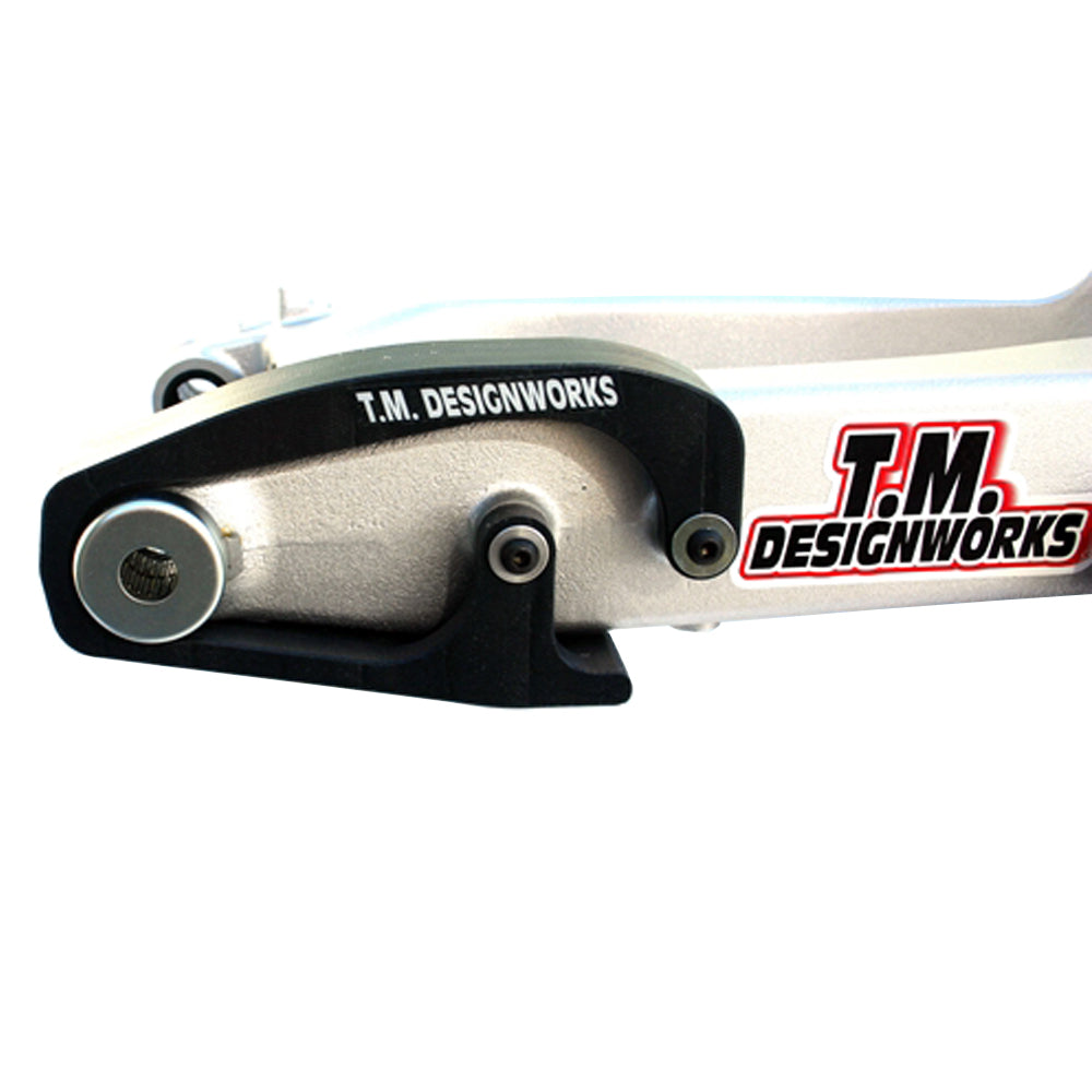 TM Designworks Front Chain Slider - Honda TRX450R 04-16, Installed On ATV