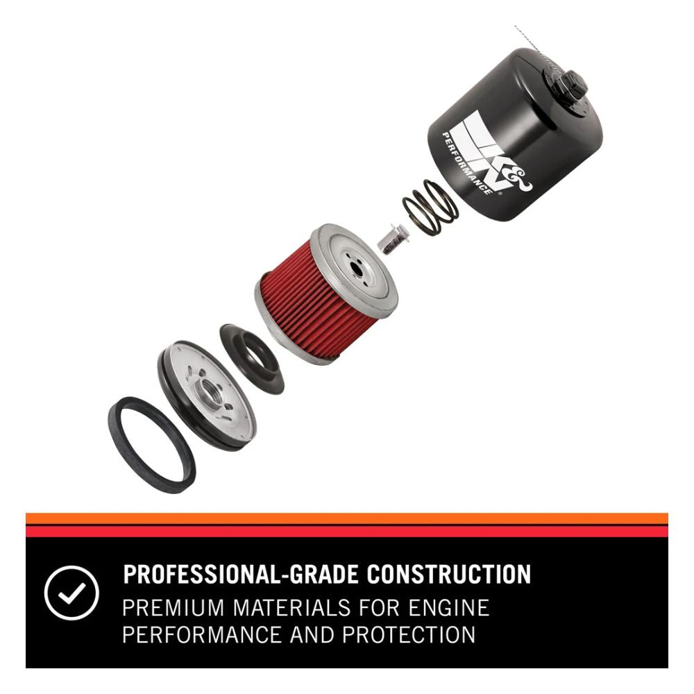 K&N Oil Filter - KN-198, Breakdown Of Parts