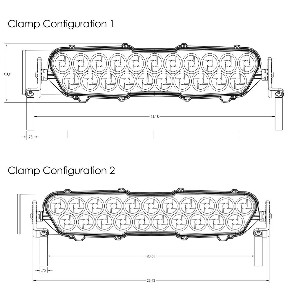 S&B Particle Separator - Polaris RZR XP Turbo/Turbo S 2016-2023, Specification Diagram One