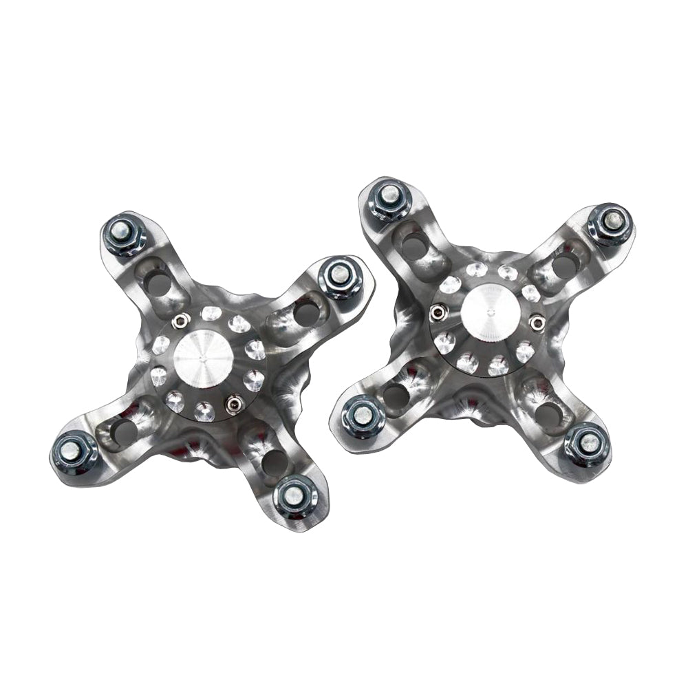 LSR Billet Aluminum Front Wheel Hubs - Honda TRX450R 04-05, Top View