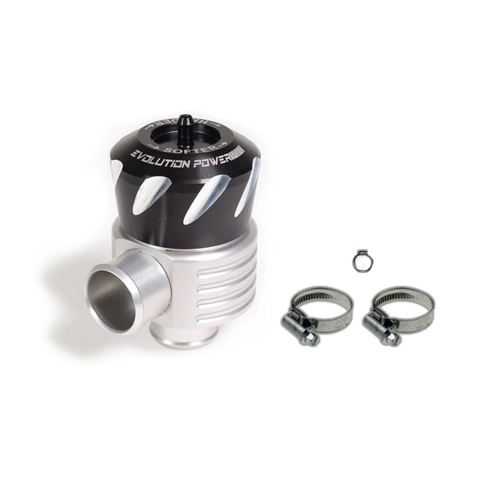 EVP Billet Boost Recirculating Valve (BRV) - Polaris RZR Turbo R, Pro XP & XP Turbo/S, Side View With Included Hardware