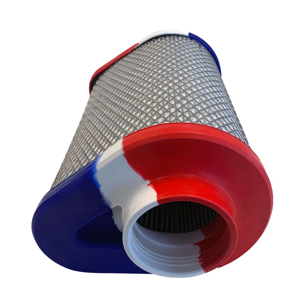 S&B Replacement Filter - Polaris RZR XP 1000/Turbo Pro XP/ RS1 Turbo R 14-23, Bottom Angle View