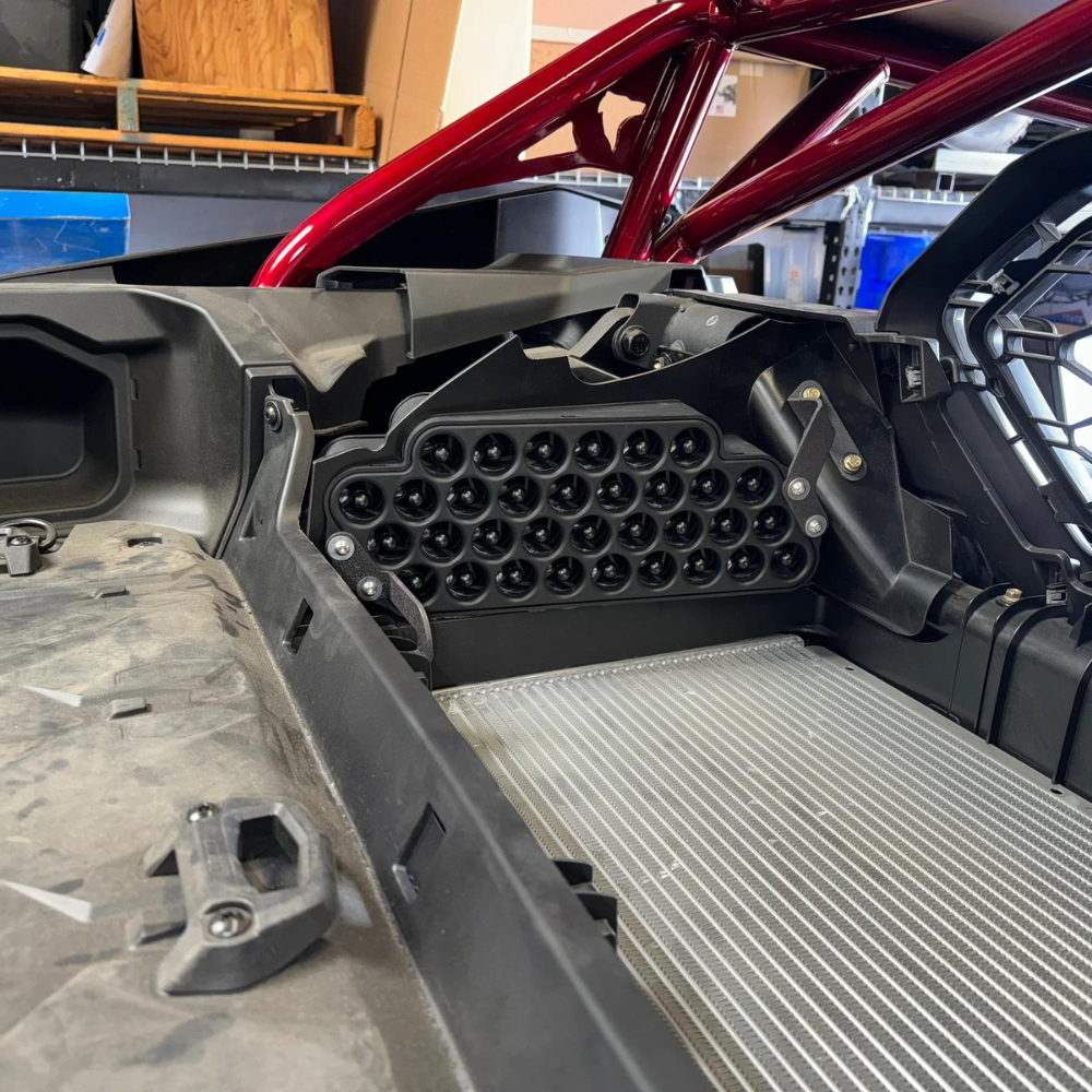 S&B Particle Separator - Can-Am Maverick R 2024, Installed In Vehicle Front