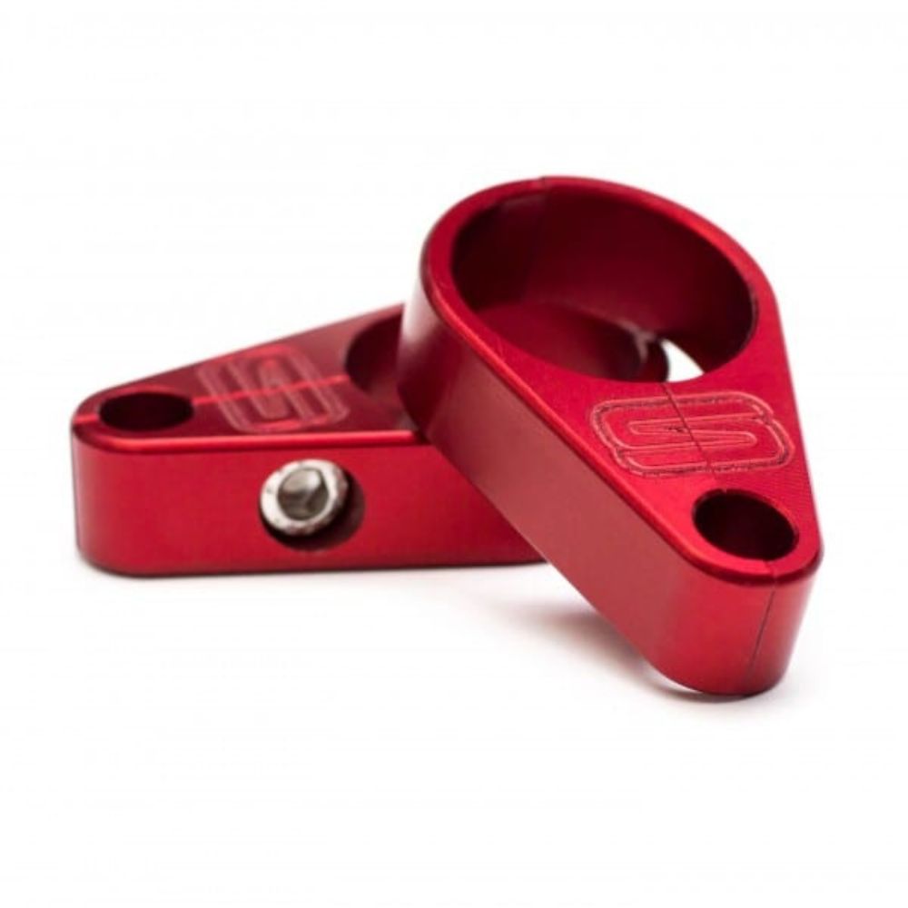 Streamline ATV 1" Brake Line Clamps - Red