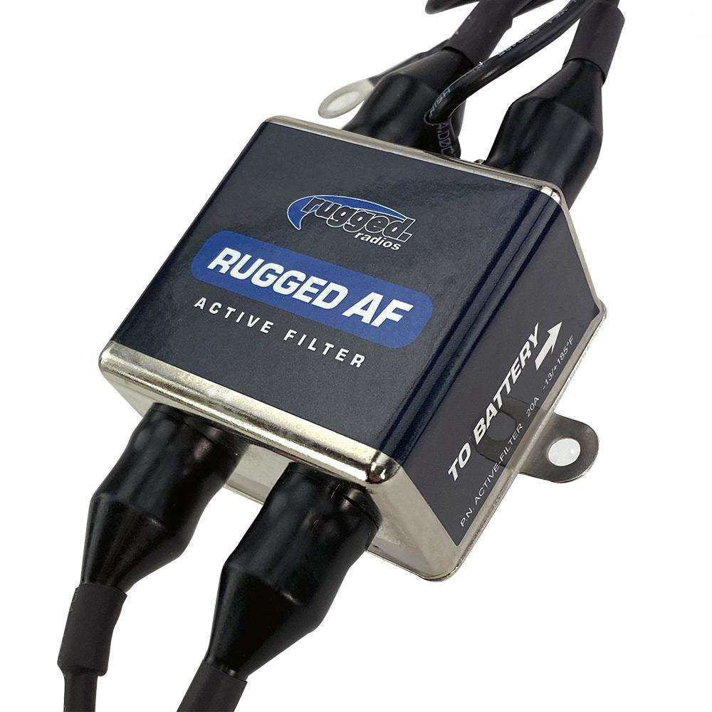 Rugged Radios Active Noise Filter for Radio and Intercom Systems, Side View Right