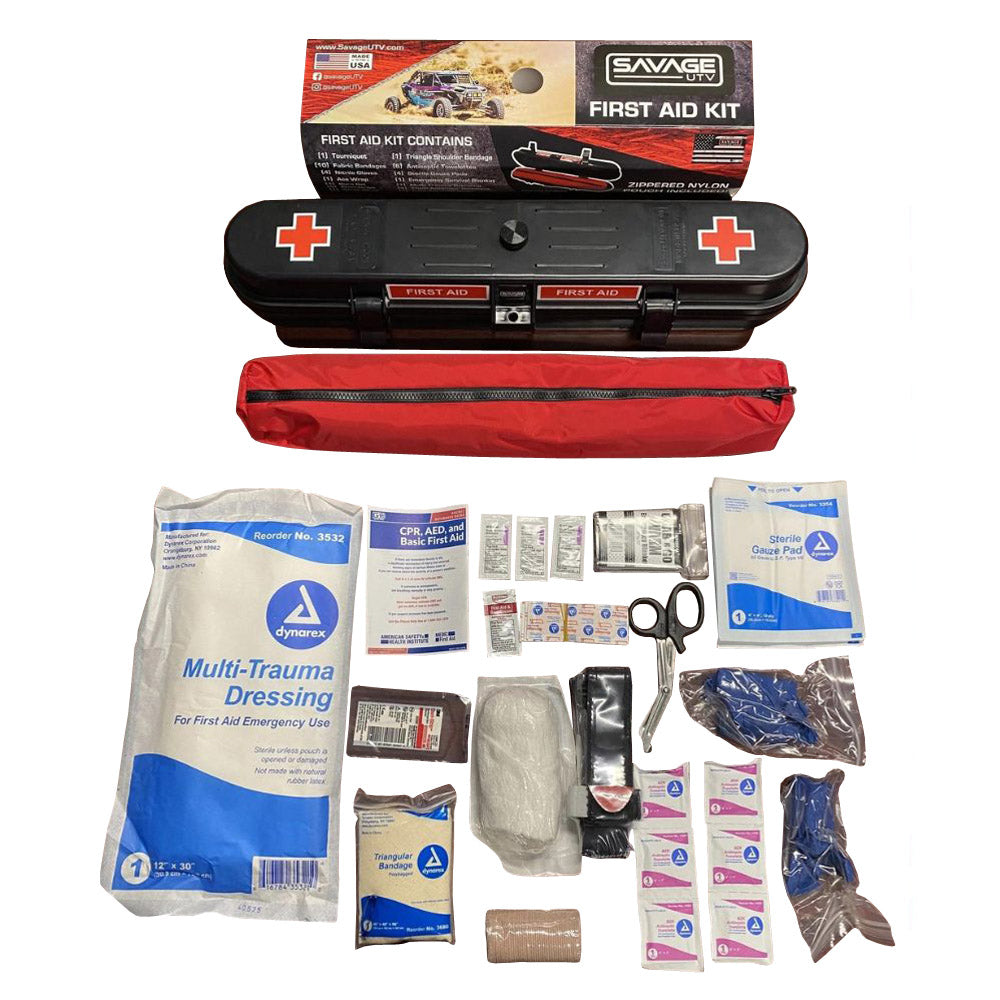 Savage UTV First Aid Kit, WIth All Included Accessories