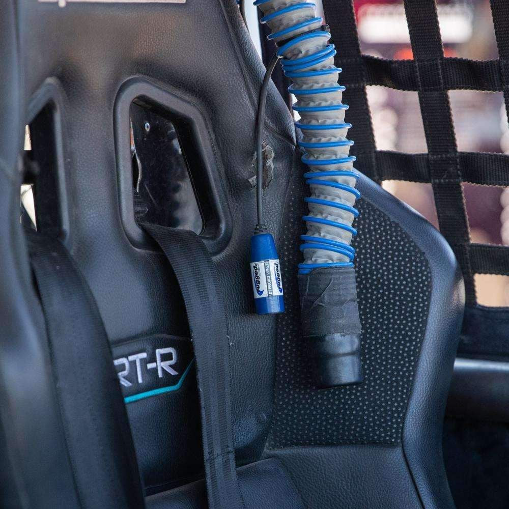 Rugged Radios Off Road Straight Cable to Intercom - 12ft Length, Installed In SXS