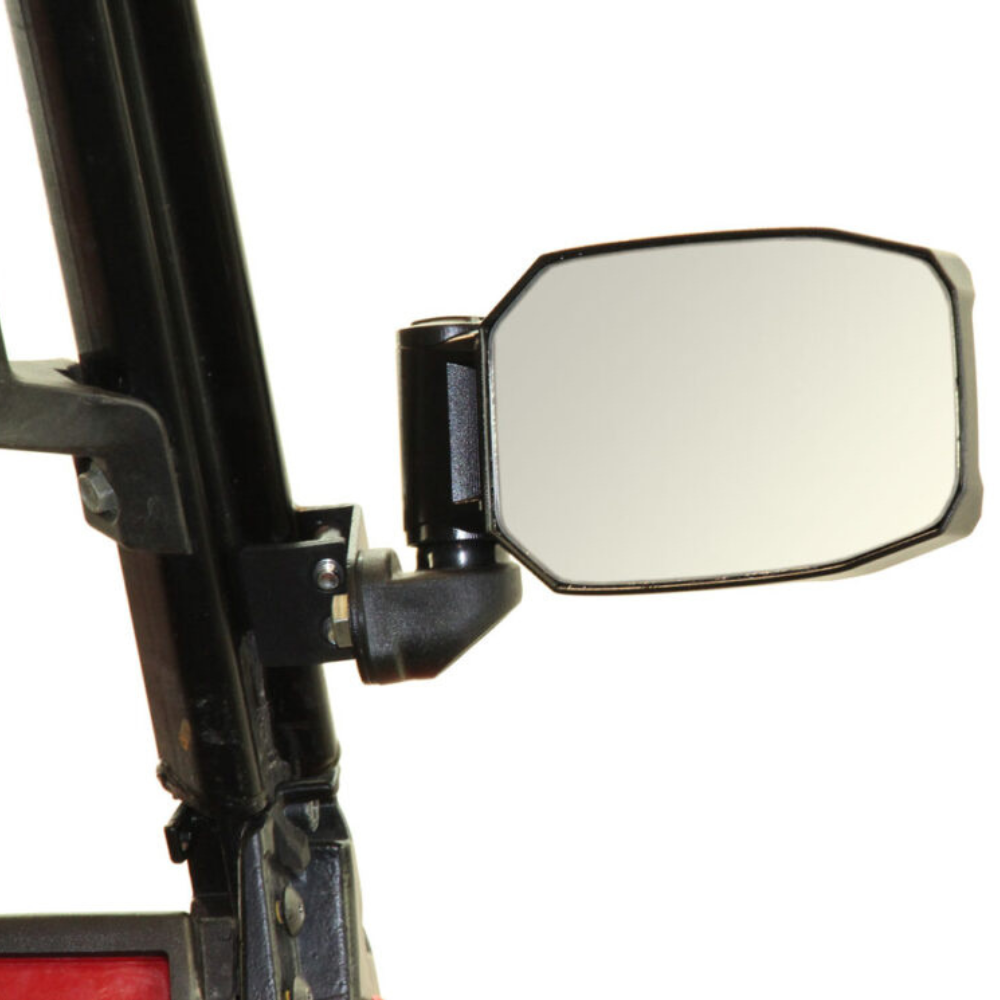 Seizmik Strike Side View Mirror (Pair – ABS) - Polaris Pro-Fit and Can-Am Profiled, Installed On SXS Front View