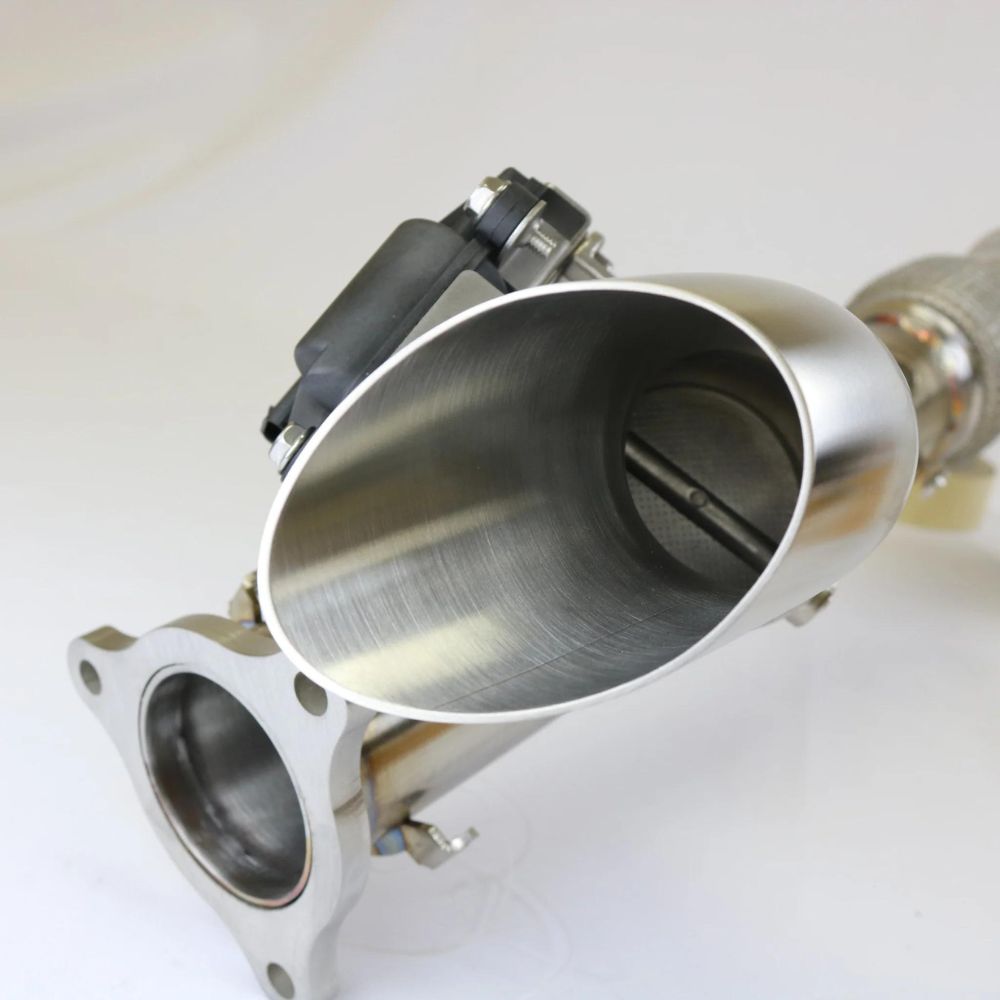 EVP Shocker Electric Side Dump Exhaust - Polaris RZR XP Turbo/S 16-21, Inside View