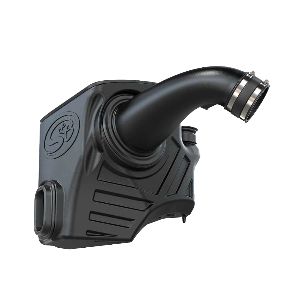 S&B Cold Air Intake - Chevrolet Silverado & GMC Sierra 2500/3500 Duramax L5P 6.6L Diesel, Side View Two