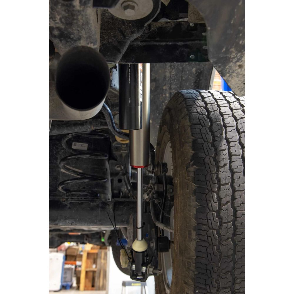 Elka 2.5 & 3.0 DC Reservoir Shock Absorbers For Jeep, Installed On Vehicle Four