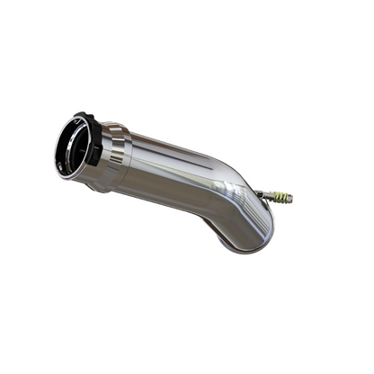 S&B Hot Side Intercooler Pipe - Ford F250 & F350 Powerstroke 6.7L 16-24, Side View Five