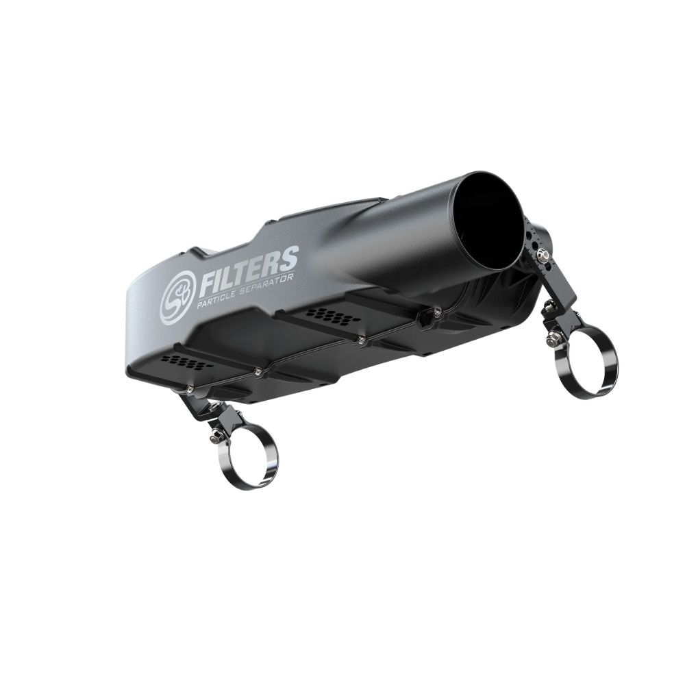 S&B Particle Separator Roll Bar Mounted - Polaris RZR Pro R 2.0L 22-23, Back Angle View