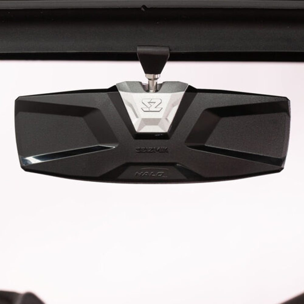 Seizmik Halo-RA Cast Rearview Mirror with Cast Aluminum Bezel – Polaris RZR Pro XP, Installed On SXS Back