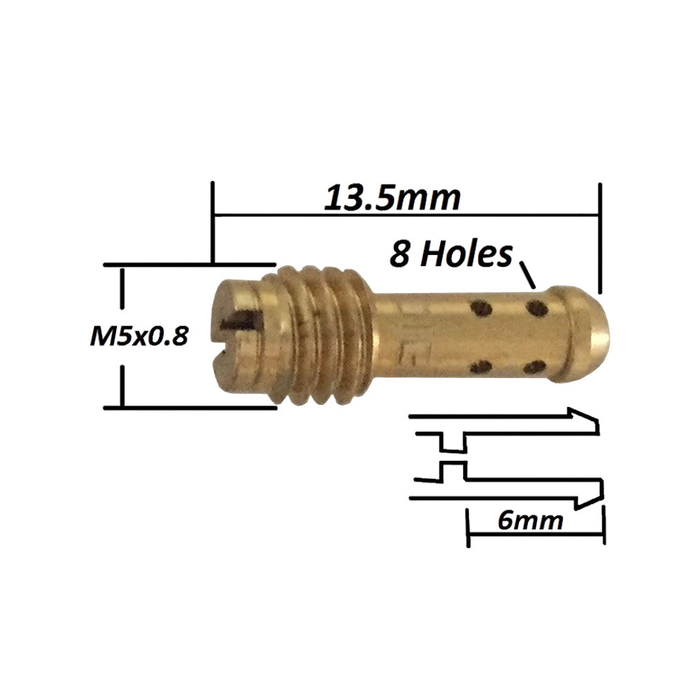 Mikuni Pilot Jet, Measurement Specifications