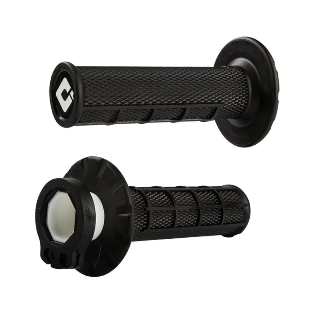 ODI MX V2 Lock-On Half Waffle Twist Grips - Black