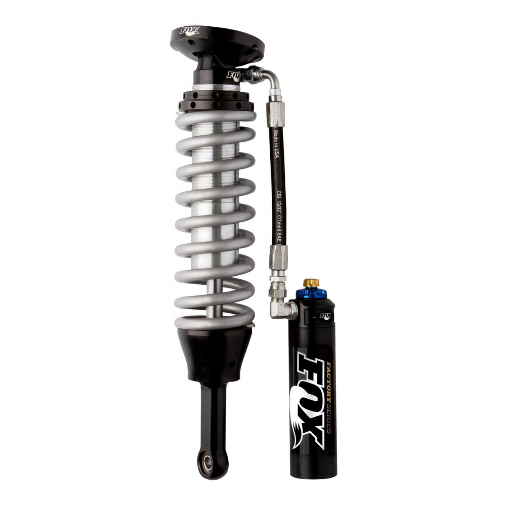 Fox Factory Race Series 2.5 Coil-Over Reservoir Shocks, Front View