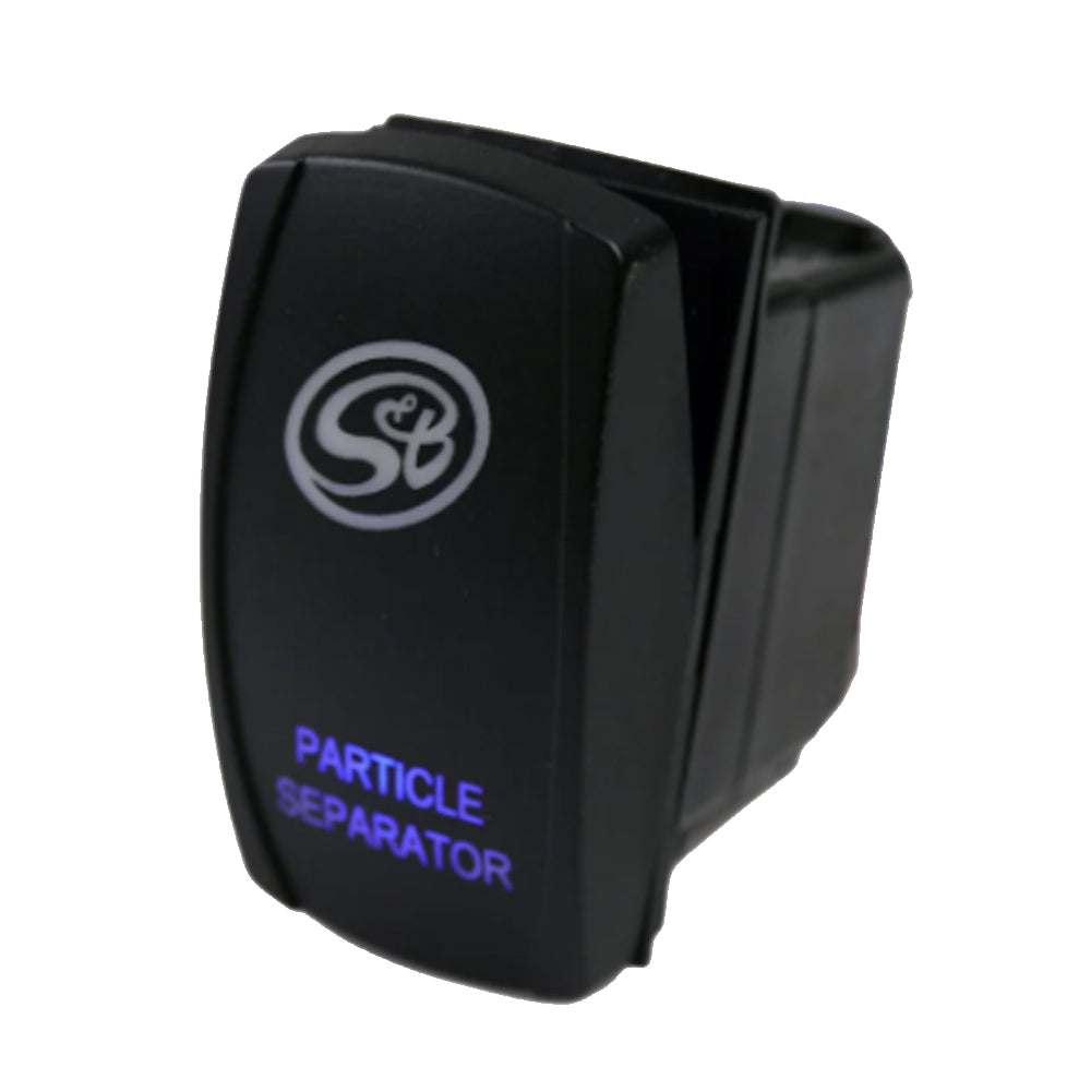 S&B LED Rocker Switch for Particle Separator, Switched On