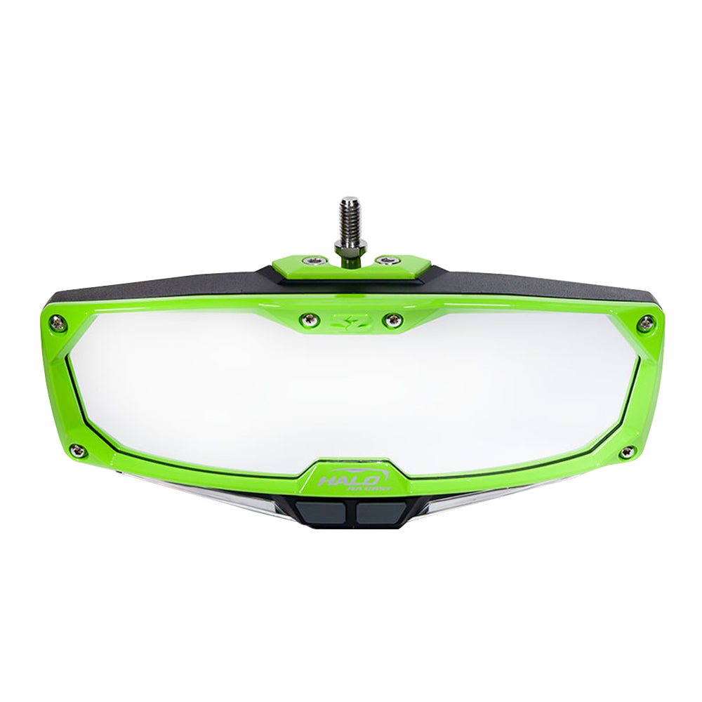 Seizmik Halo-RA Series Cast Aluminum Trim Kit Rearview - Green, Front View