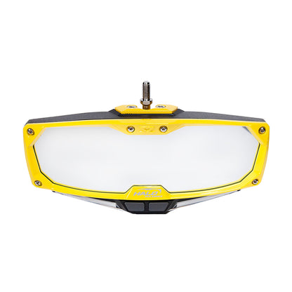 Seizmik Halo-RA Series Cast Aluminum Trim Kit Rearview - Yellow, Front View